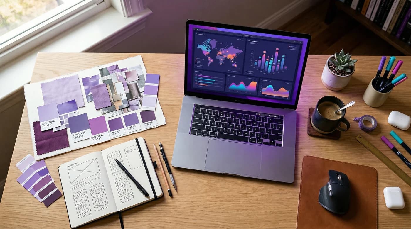 Analytics dashboard and reporting charts